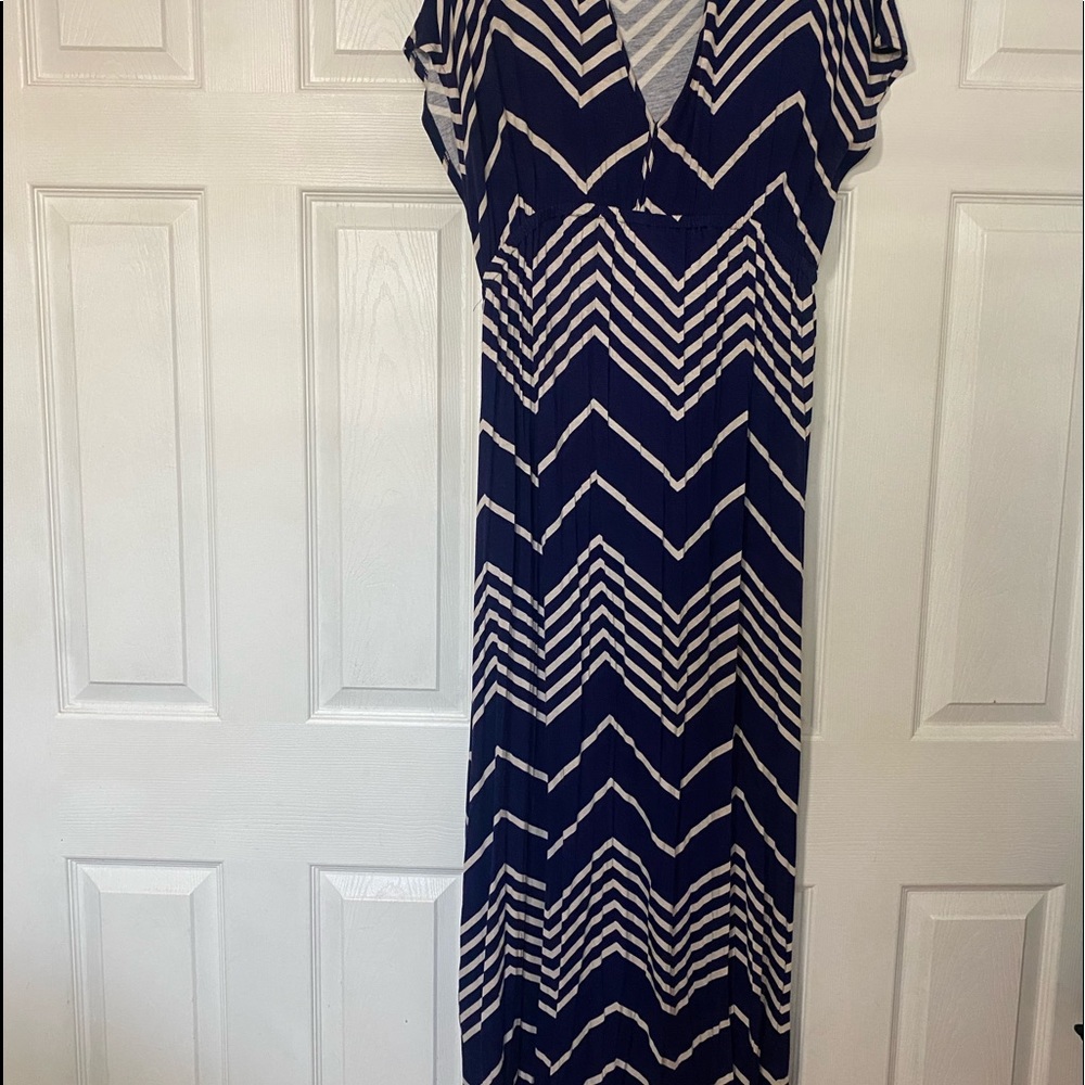 Stripe maxi dress